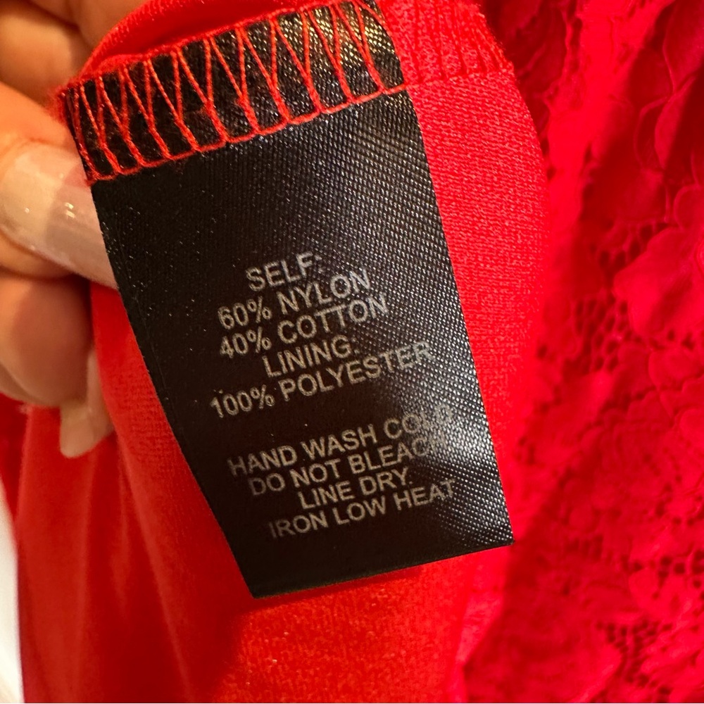 Lulu's Red Sleeveless Plunge Neck Maxi Gown for Cocktail - Picture 7 of 10